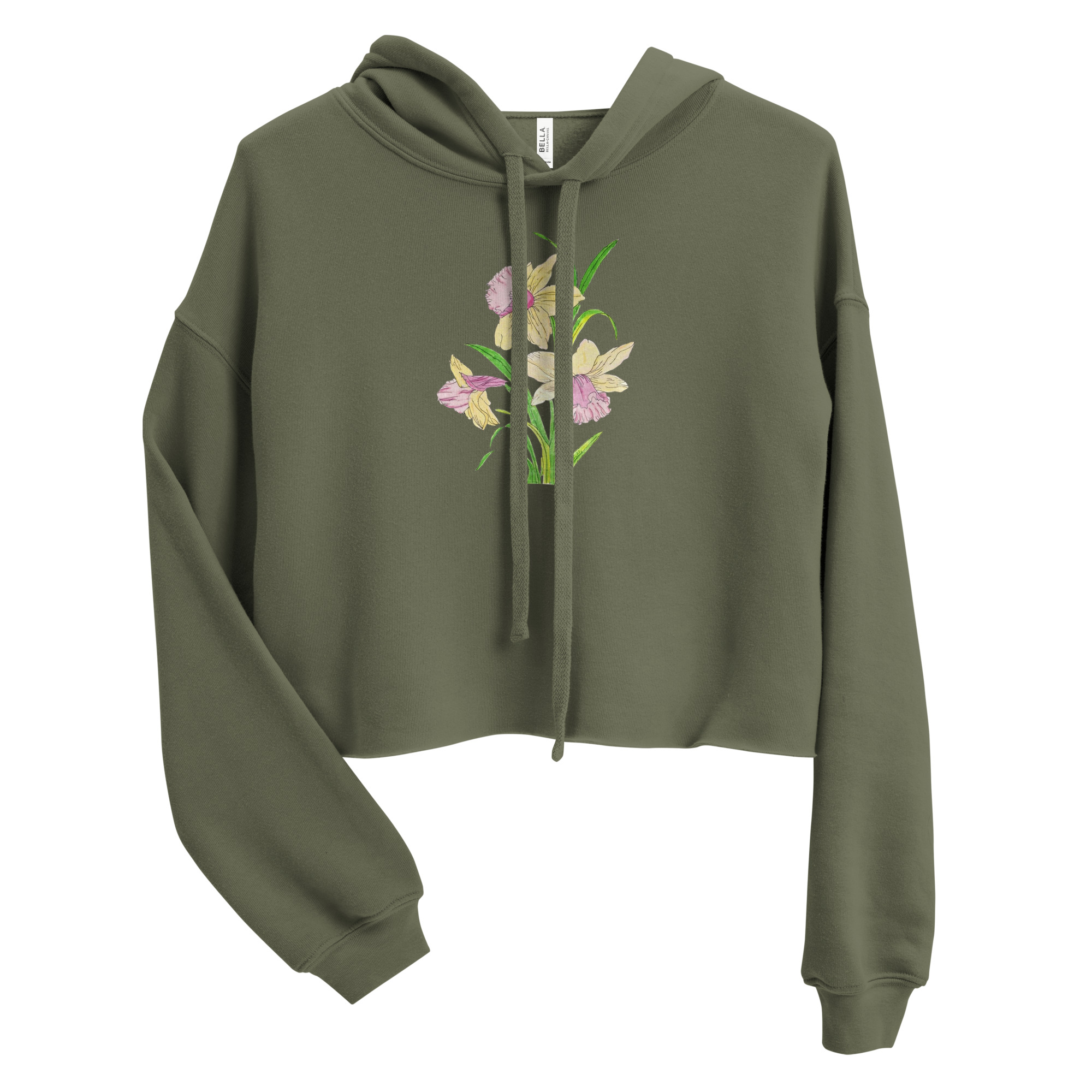 Crop Hoodie w/Sofi's Daffodils - Image 5